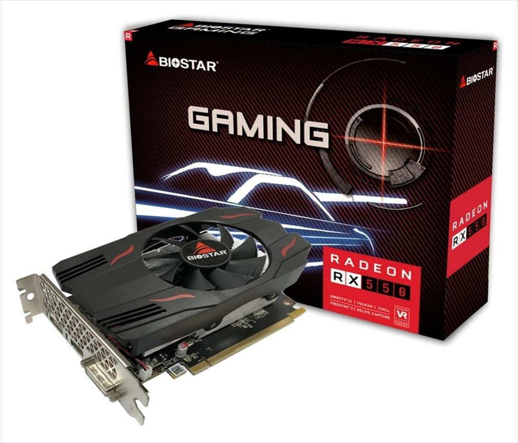 VGA BIOSTAR RX550 2GB GDDR5, DVI-I, HDMI, DP, VA5515RF21