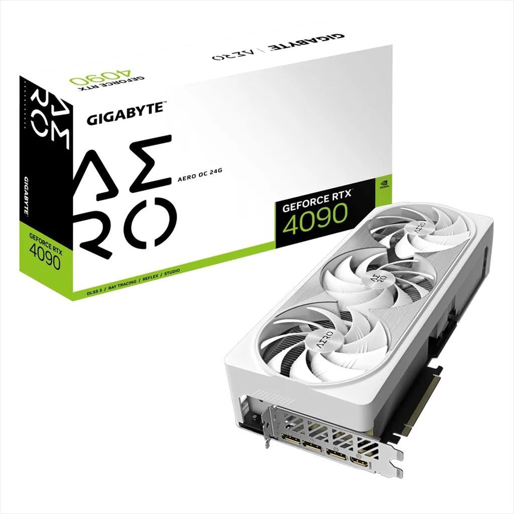 VGA GIGABYTE RTX 4090 AERO OC 24G GDDR6X, 1xHDMI ,3xDP, GV-N4090AERO OC-24GD