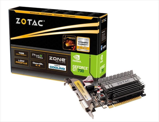VGA ZOTAC GT730 2GB DDR3 ZONE Edition, VGA, DVI, HDMI, ZT-71113-20L, Low proflie